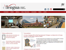 Tablet Screenshot of cilengua.es